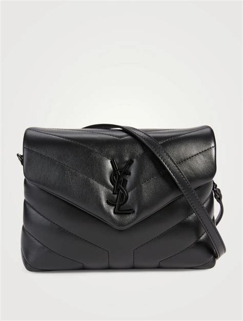 black on black ysl crossbody